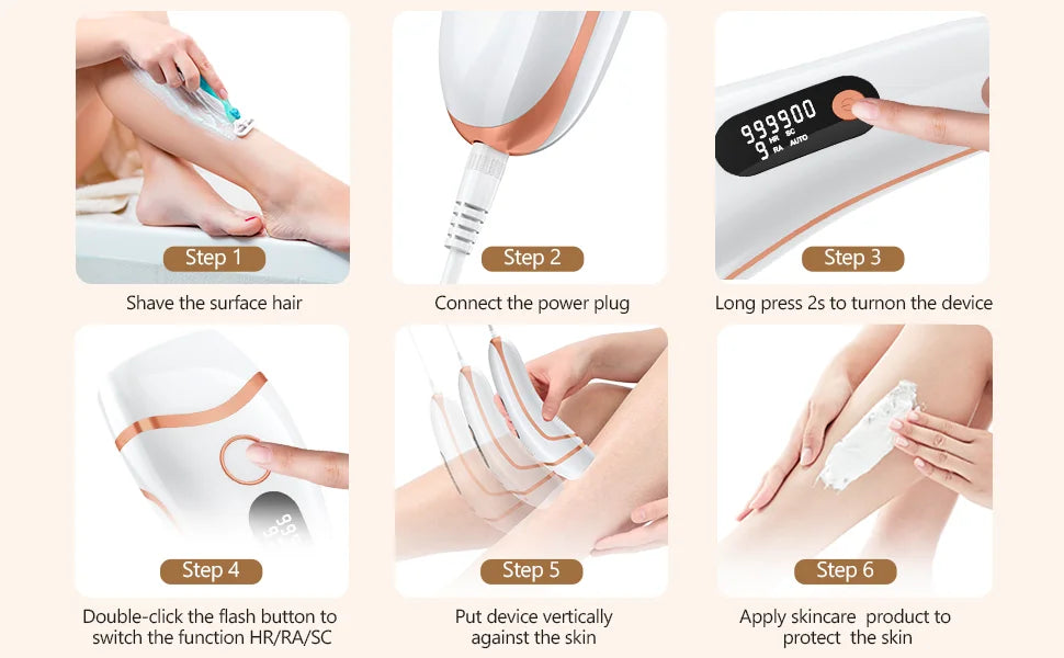 Pulsed Light Hair Removal Device – Permanent Hair Removal at Home